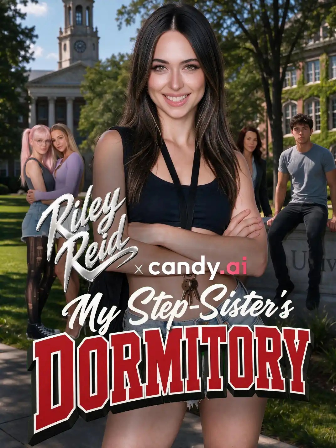 My Step-Sister's Dormitory - Riley Reid